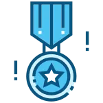 Medal Award Winner Prize Badge SVG Icon